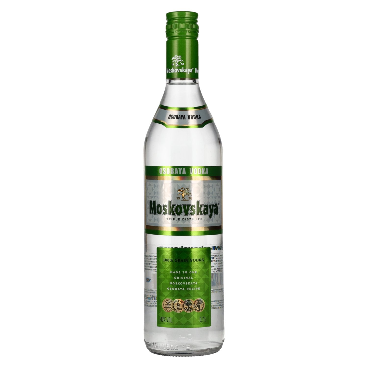 Vodka Moskovskaya 70 cl 40 Vodka Miam