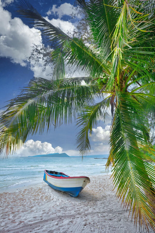 Boire du Rhum sur la plage de Martinique