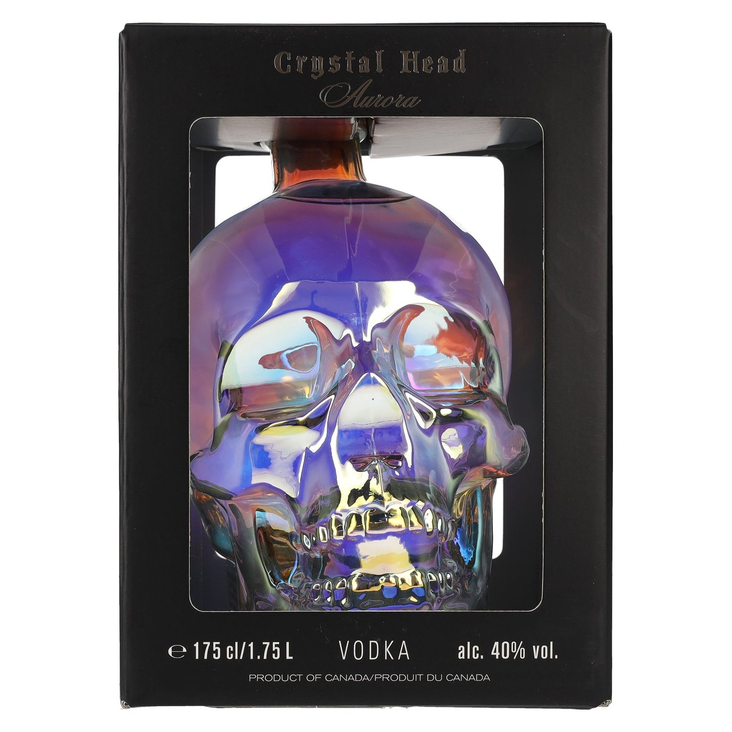 Vodka Aurora Crystal Head 1,75 L Coffret cadeau